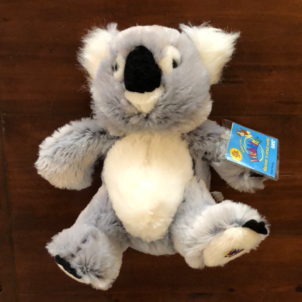 Webkinz by Ganz Koala HM133 Retired 9” New with Code